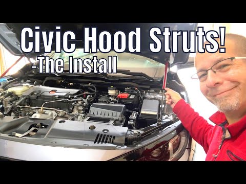 Honda Civic Hood Struts: Get Rid Of The Rod