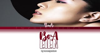 BoA (ボア) - Eien (永遠)  (Color Coded Lyrics Kan/Rom/Eng)