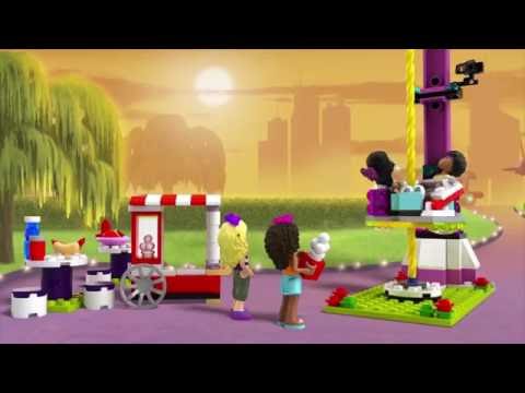 Vidéo LEGO Friends 41130 : Les montagnes russes du parc d'attractions