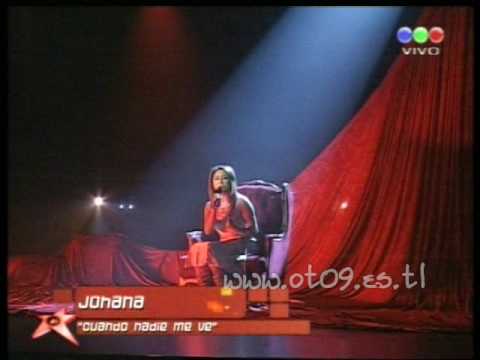 Operacion Triunfo 2009: Gala 8 - Johana: Cuando nadie me ve