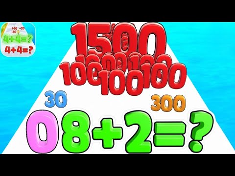NUMBER MASTER: Number Evolution, Run: Merge Master Gameplay Walkthrough Android iOS (Math Games)