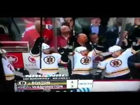Last 25.7 seconds of game 3 Bruins vs. Capitals