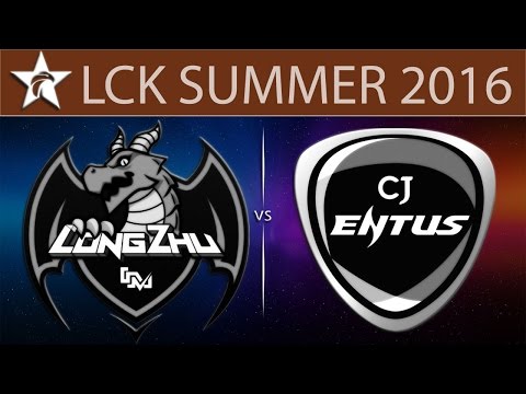[LoL Highlights] LZ vs CJ Game 1 | LCK Summer 2016 (07.06.2016) - Longzhu Gaming vs CJ Entus