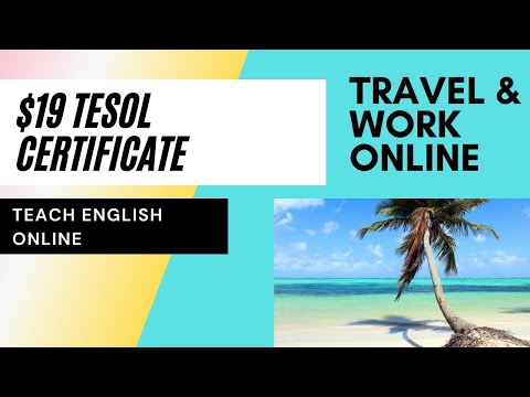 Work Online and Travel $19 Tesol Certification   | Expat | Cabarete | Dominican Republic