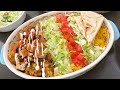 Halal Guys Style Chicken & Rice Recipe (Copycat) | White and Red Sauce Recipe | Tasty Foods