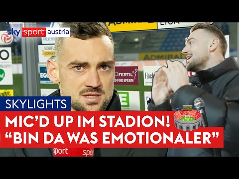 Die WM-Auslosung 🇦🇹 und Mic'd Up-Reaction im Stadion 😅🏟️ | Skylights Runde 16 – ADMIRAL Bundesliga