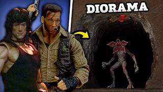 I Put Rambo and Dutch in an Upside Down Diorama... Here’s What Happened