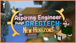 Welcome to Polaria! | An Aspiring Engineer Plays GregTech: New Horizons - Episode 1
