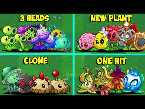 Random 20 Team 4 Plants Vs All Team Zombies - Who Will Win? - Pvz 2 Team Plant Battlez