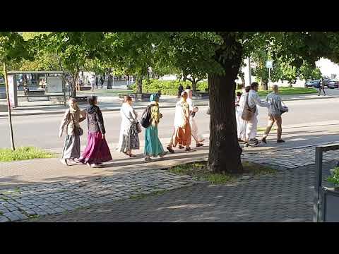 Good the Hare Krishnas, are still around. In  Riga, Latvia. First saw them in 1970s - 12 July 2019