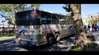 NJ Transit 166 Dumont (MCI D4000 Jersey Cruiser #8987)