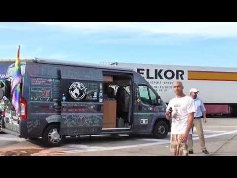 Friedens- Konvoi zur 3. Bundesweite Mahnwache nach Berlin am 29.08.2015