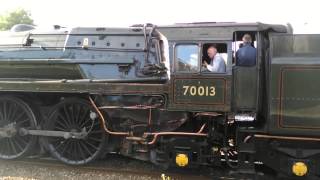 preview picture of video '70013 departs Tonbridge 7/6/14'