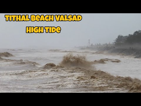 Tithal beach Valsad Gujarat | High tide | Swamy Narayan Temple | Gujarat tourism
