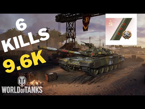 Wot console T-72BU 6 KILLS 9.6K DAMAGE 3 MARK OF EXCELLENCE