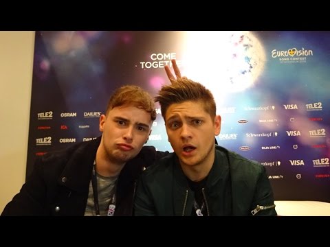 Interview with Joe & Jake (United Kingdom 2016) @ Eurovision in Stockholm