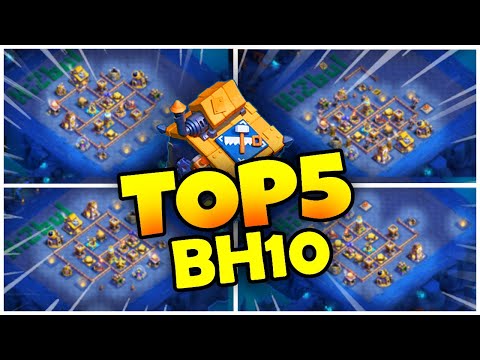NEW TOP 5 BH10 Trophy Bases Copy Link | BEST BUILDER HALL 10 Bases, Clash of Clans