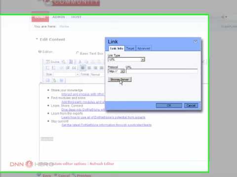 Dotnetnuke DNN Tutorial - Add a new file extension to the list of supported file types - Video #12