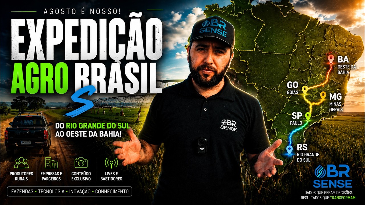 Rodaremos o Brasil todo em Agosto