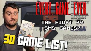 The First 30 SMS Games!