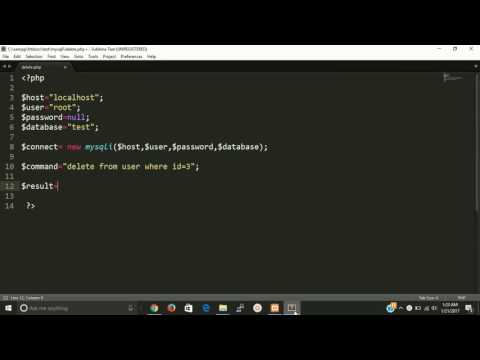 php mysql tutorial for beginners | php connect with mysqli