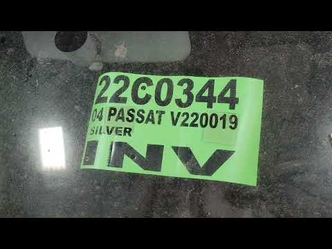 FOR SALE - 22C0344 - 2004 VOLKSWAGEN PASSAT - 1.8L ENGINE