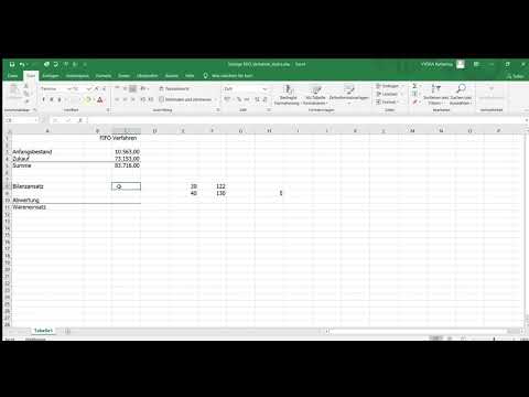 FIFO Verfahren Katharina