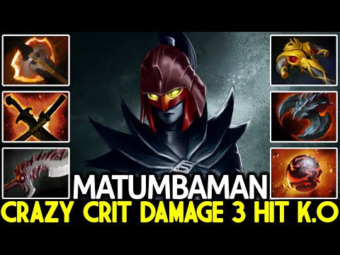 MATUMBAMAN [Phantom Assassin] What is This Crit Damage 3 Hit K.O Dota 2