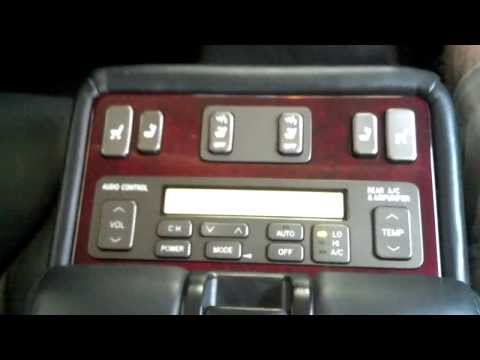 LS430 Rear Seat Controls 2