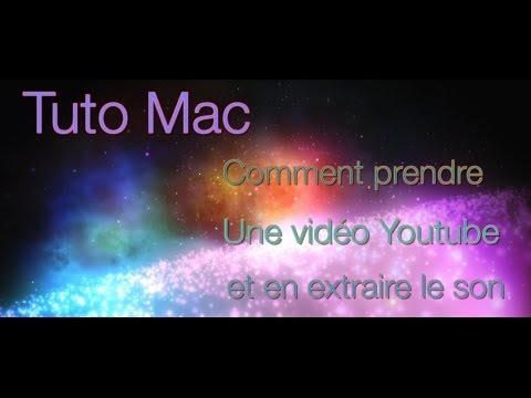 comment prendre que le son d'une video