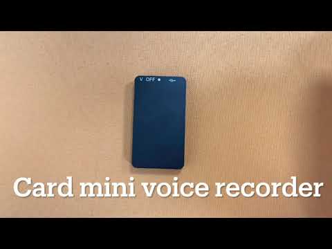 Aomago Slimmest Voice Activated Recorder 16GB Pocket Small Digital Recorder L800