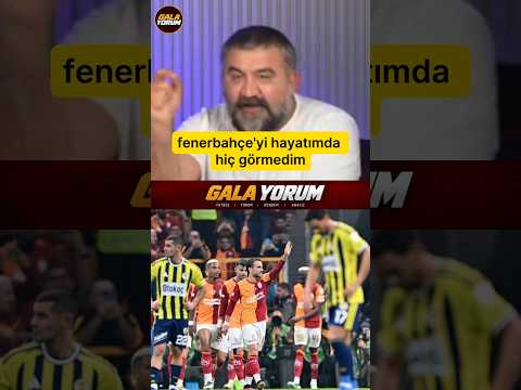 💥 Fenerbahçe İçin Şok Sözler:Böyle Korkaklık Görmedim! #galatasaray #gs #fenerbahçe #futbol #shorts