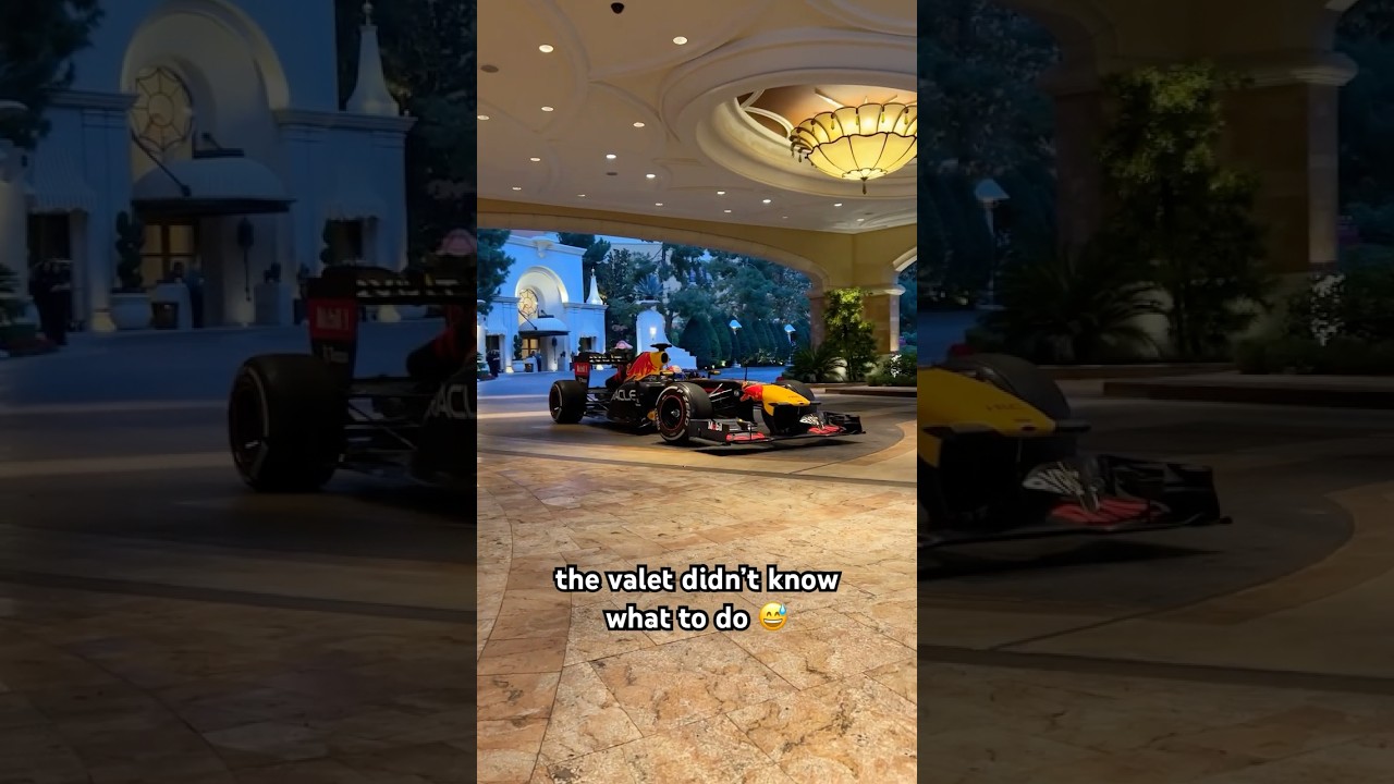 don’t mind us requesting an early check in 😏 #LasVegasGP #f1lasvegas #f1 #lasvegas