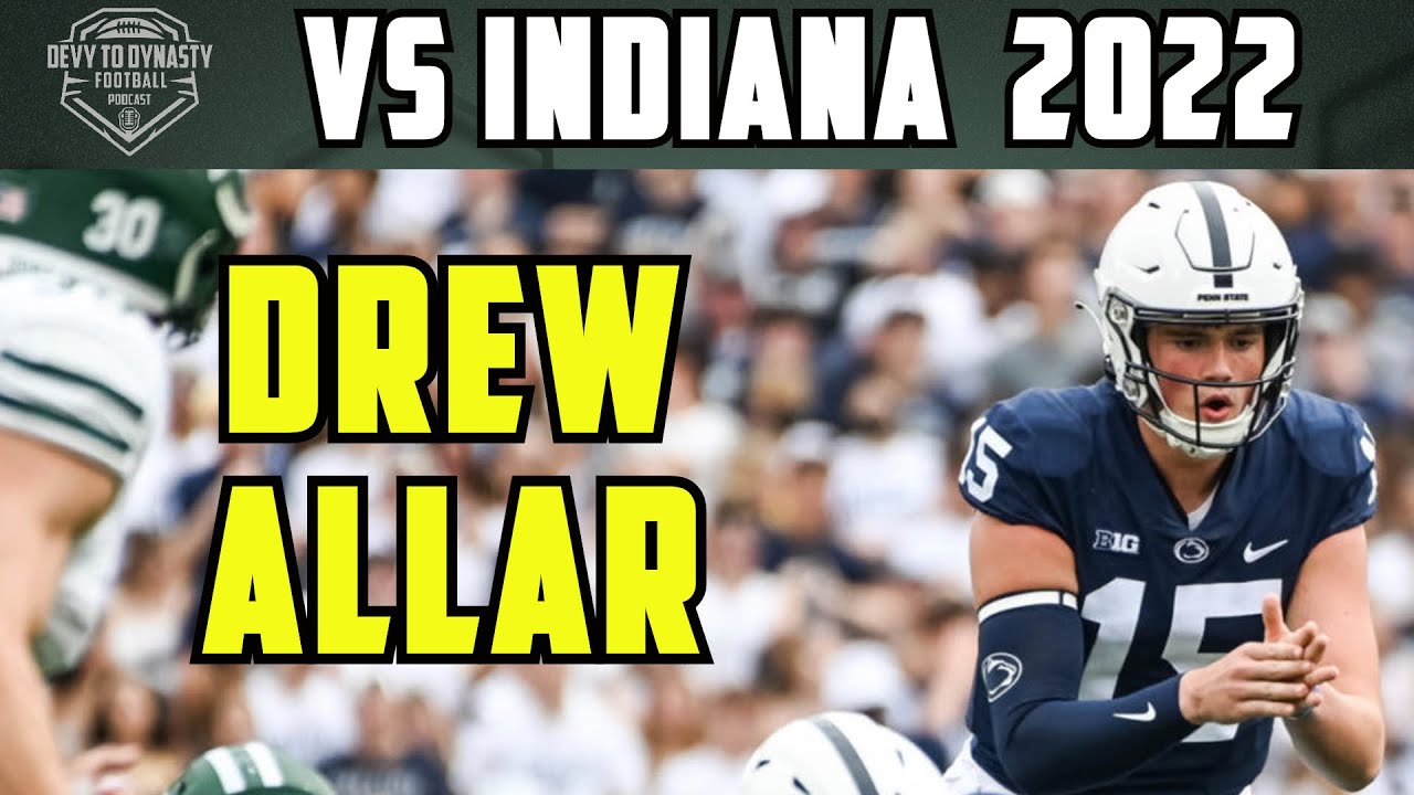 Drew Allar Penn State vs Indiana 2022