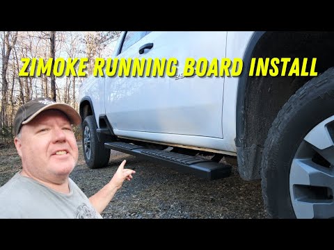 How to install: Chevy 2500HD Zimoke Running Boards fits 2023 2022 2021 2020 2019 1500 and 3500 also