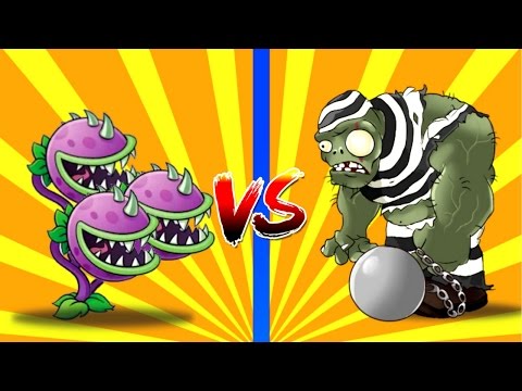 Plants vs Zombies 2 Walkthrough Chomper Epic Challenge vs Gargantuar PVZ 2 Gameplay Primal
