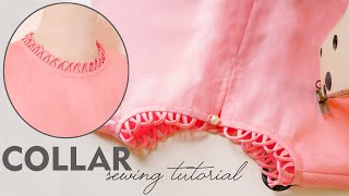 Womens Collar Sewing Tutorial  Sewing Tips And Tri