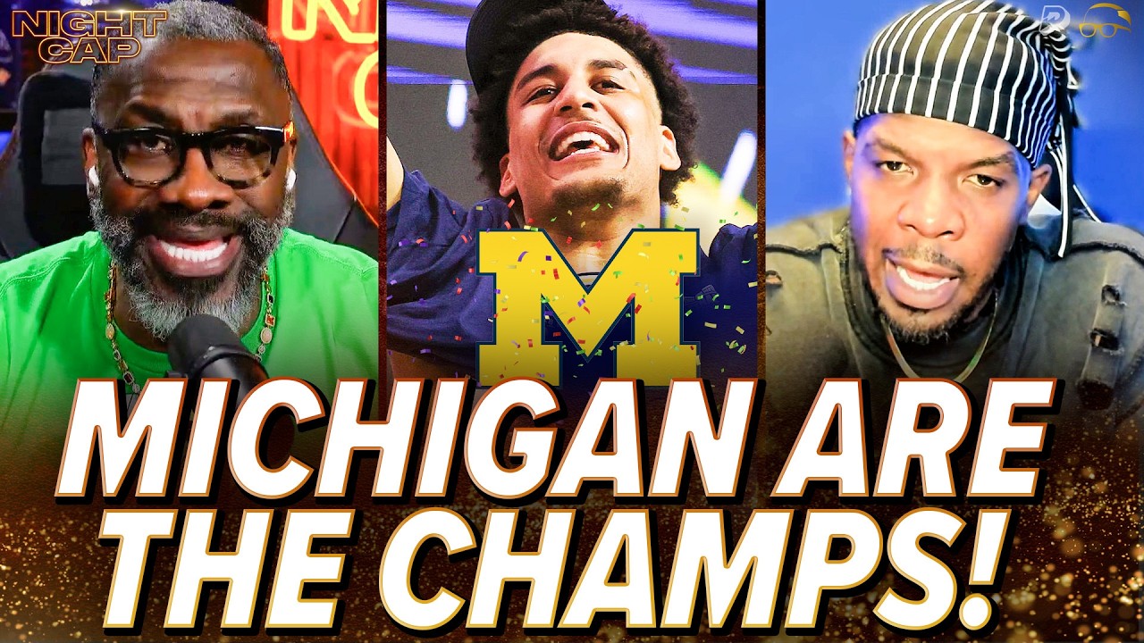 Unc & Iso Joe REACT to Michigan CROWNED CHAMPS beating UConn to win the TITLE! | Nightcap