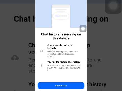 chat history is missing messenger #youtubeshorts #trending #smartphone #ytshorts #trendingshorts