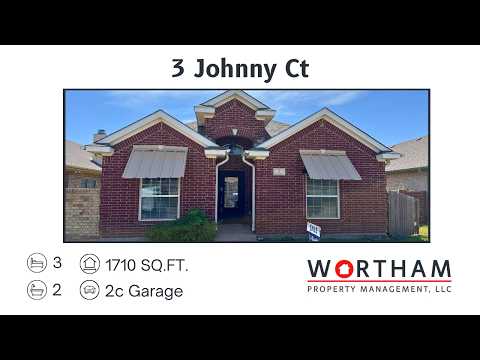 Zero lot line 3 bed, 2 bath home in Highpoint Village! property video