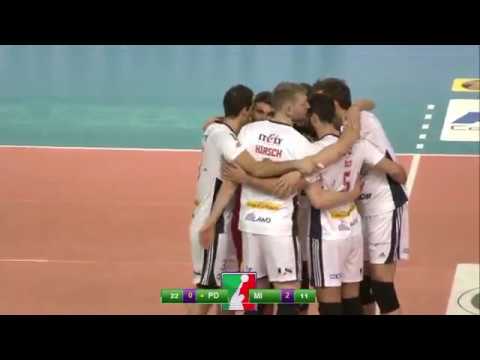Gli highlights di Kioene Padova – Revivre Axopower Milano 1-3