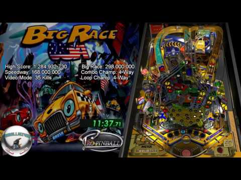 Pro Pinball: Big Race USA - 1,384,276,980 Points