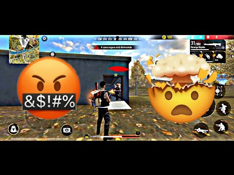 🤬Parti pra cima e tomei de pistola!! (free fire apelão)