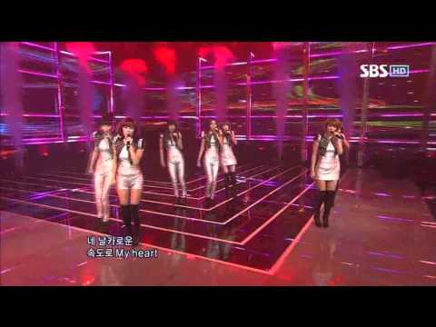 Rainbow - Mach (Rainbow - Mach) @ SBS Inkigayo Popular song 101107