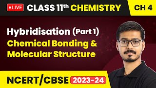 Hybridisation (Part 1) - Chemical Bonding & Molecular Structure | Class 11 Chemistry Ch 4 | LIVE