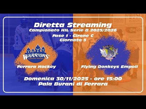Hockey Inline Campionato Serie B: Ferrara Hockey vs Flying Donkeys Empoli - 30/11/2025