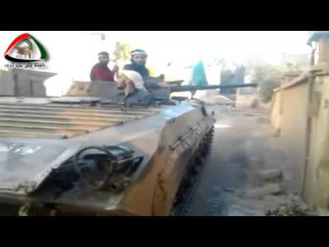 استهداف مقرات النظام في حي الصناعة في دير الزور بقذيفة دبابة من قبل لواء ذو النورين