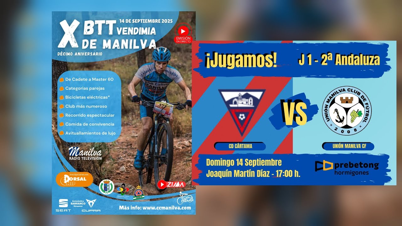 Agenda deportiva – 12 septiembre 2025