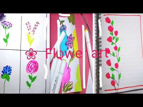 Flowers  art,  #viwse #diy