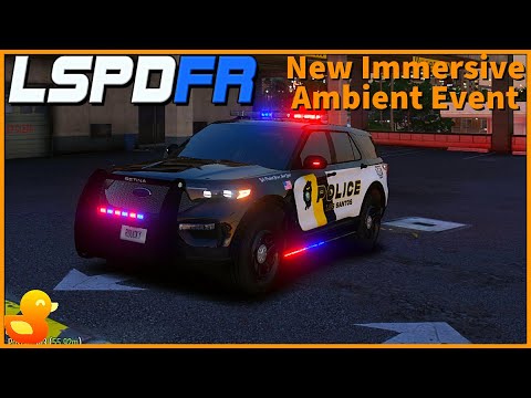 You need to Check out Immersive Ambient Events! Officer Ducky | LSPDFR | GTAV |